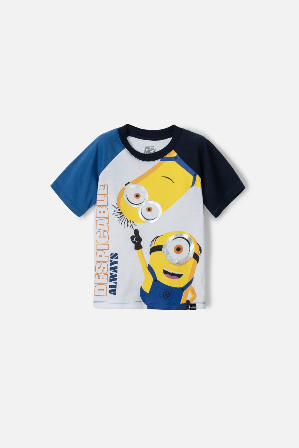 Camiseta de  Minions multicolor manga corta para niño 2T a 5T 3T-0