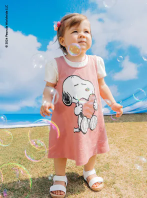 Littlemic | Peanuts - Vestido de Snoopy para niñas