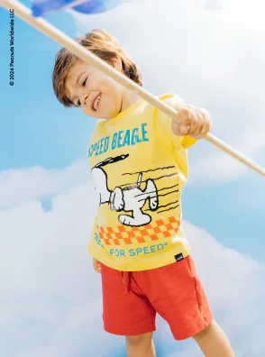 Littlemic | Peanuts - Camiseta de Snoopy para niños